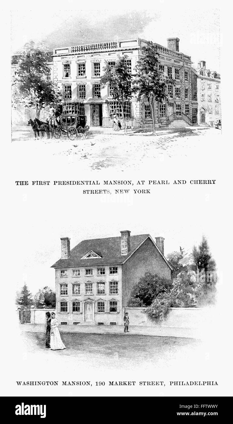 PRESIDENTIAL HÄUSER. /nPresident Washingtons Residenzen in New
