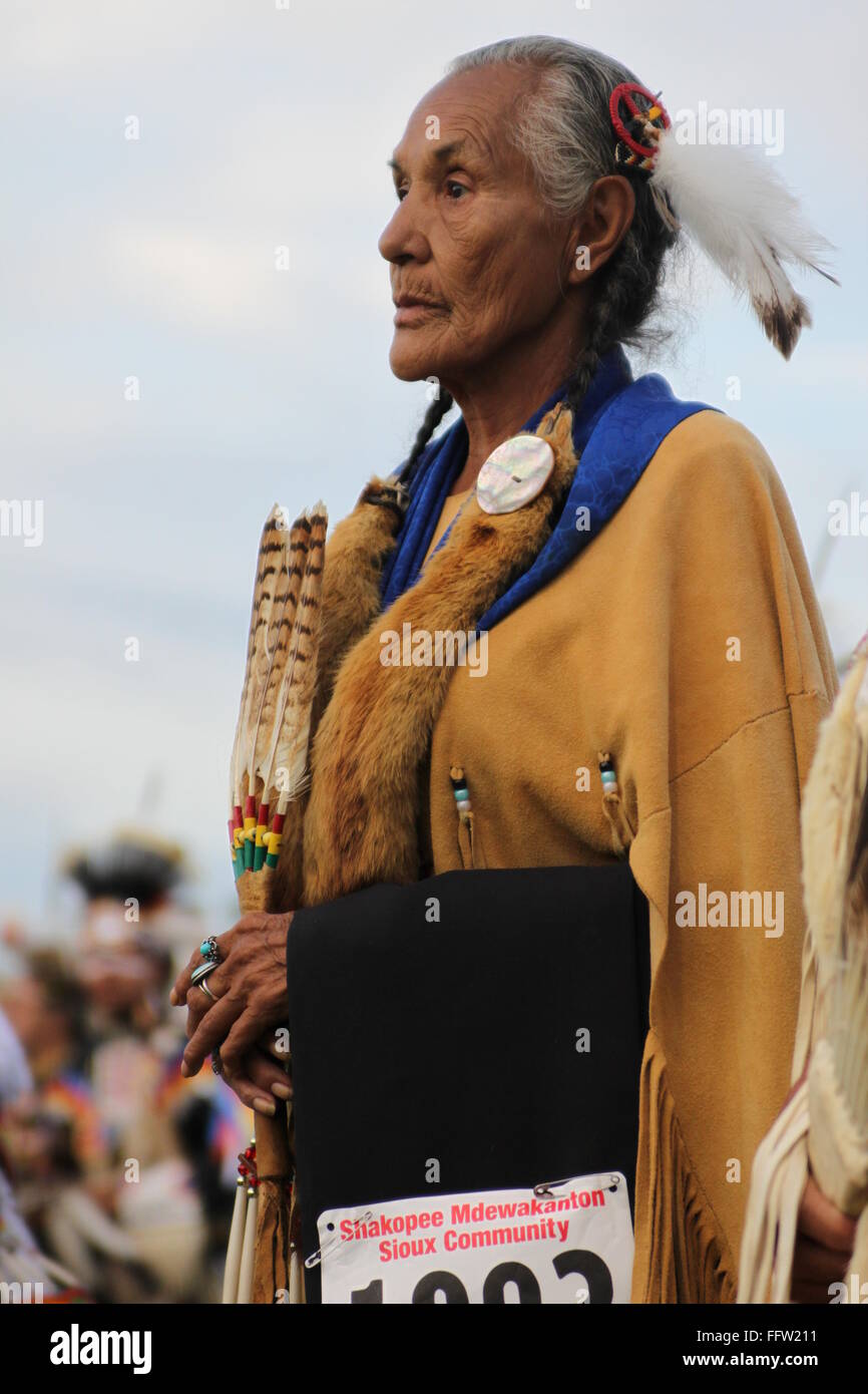 Shakopee Mdewakanton Sioux Gemeinschaft Wacipi Pow Wow, Native American dance Festival - 21.08.2011 - USA / Minnesota Stockfoto