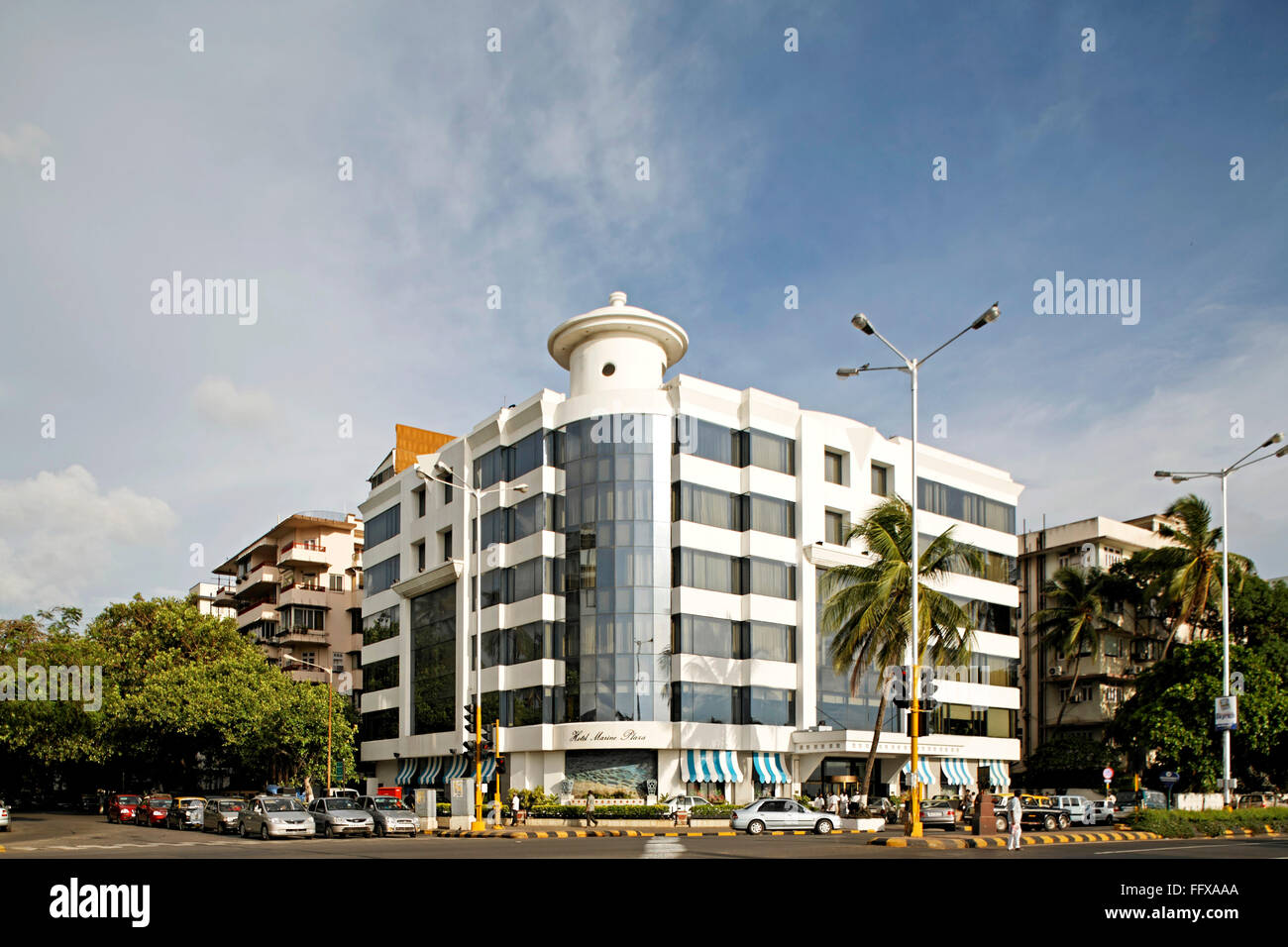 Hotel Marine Plaxa Gebäude in Bombay Mumbai, Maharashtra, India Stockfoto