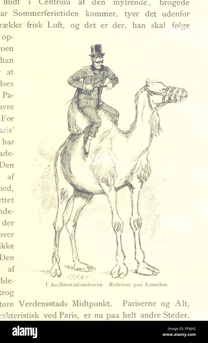 Das dänische Buch „Pariserliv i Firserne“ bietet eine detaillierte Darstellung des Lebens in Paris der 1830er Jahre mit zahlreichen Illustrationen, die die kulturelle und soziale Dynamik der Stadt hervorheben. Es liefert eine Momentaufnahme der Pariser Gesellschaft und des städtischen Lebens in dieser Zeit. Stockfoto