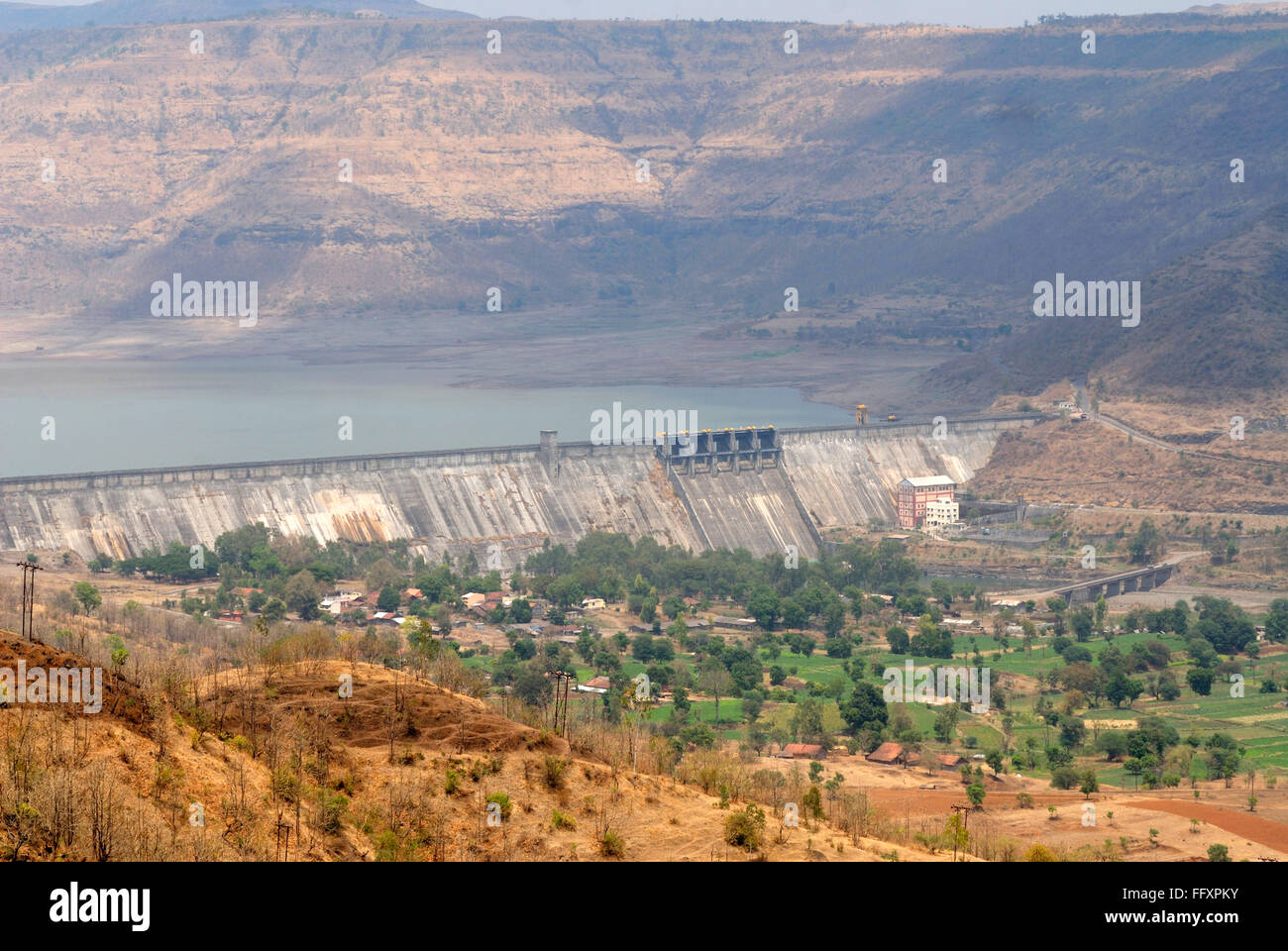 Dimba Damm in District Pune, Maharashtra, Indien Stockfotografie Alamy