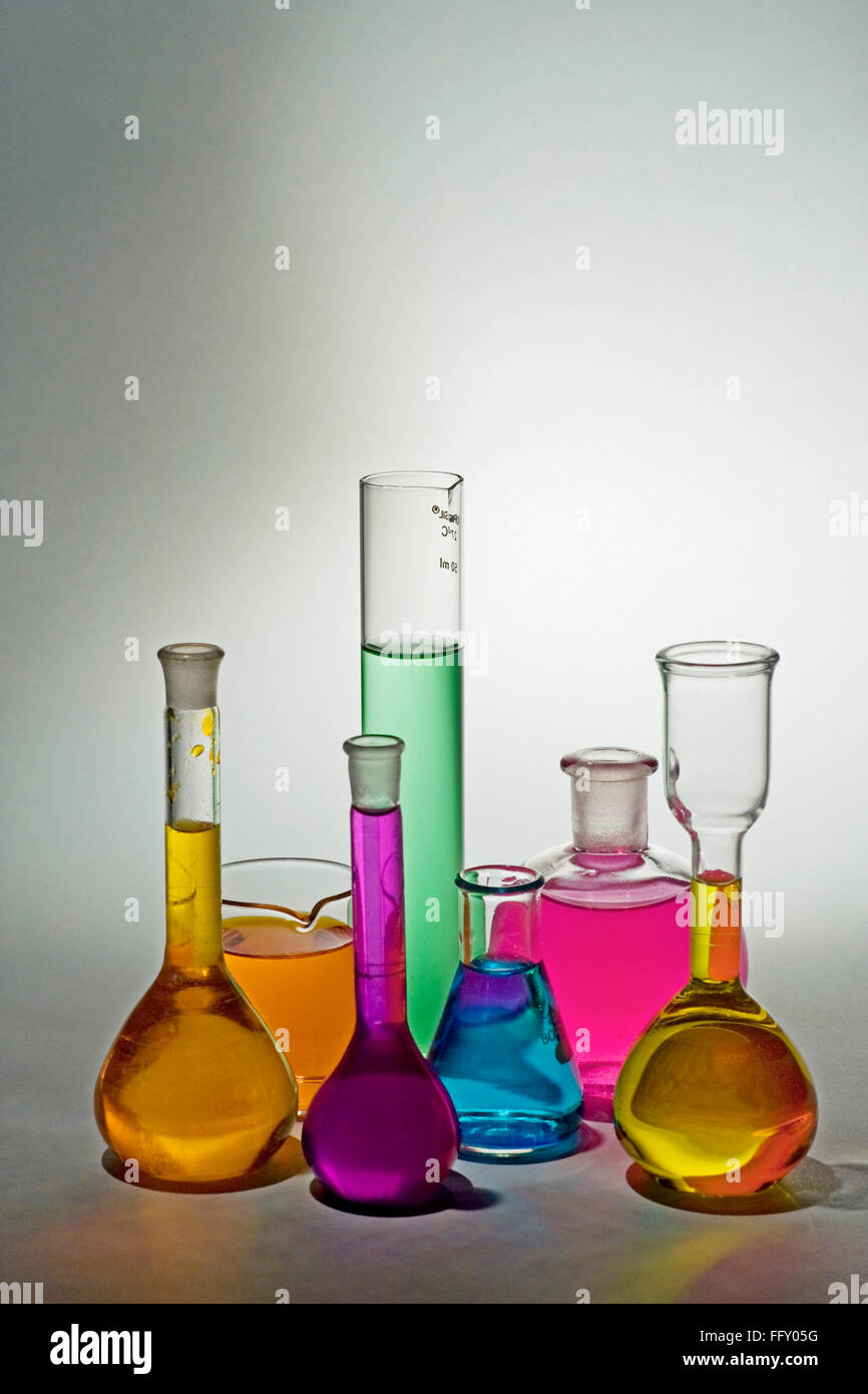 Stilleben, Wissenschaft Chemie Stockfoto
