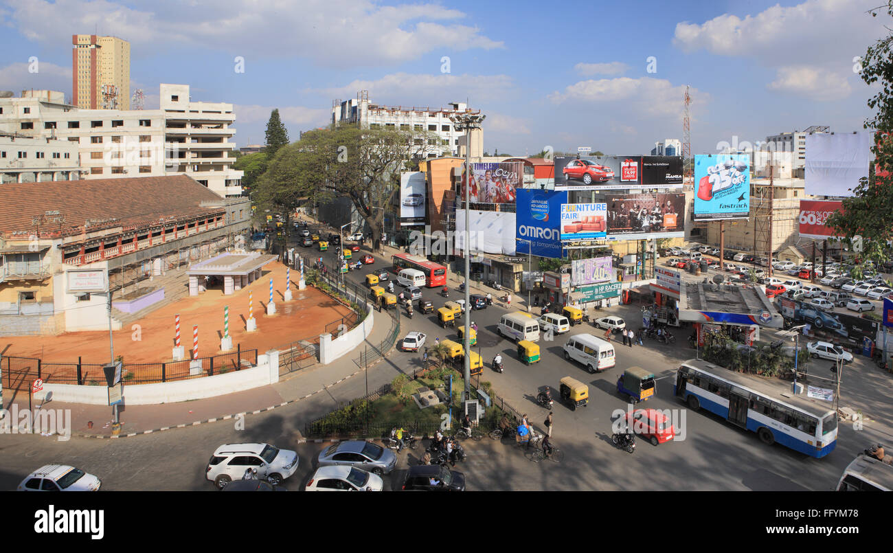 Brigade Road Bangalore Stadt Bengaluru Karnataka Indien Asien Stockfoto