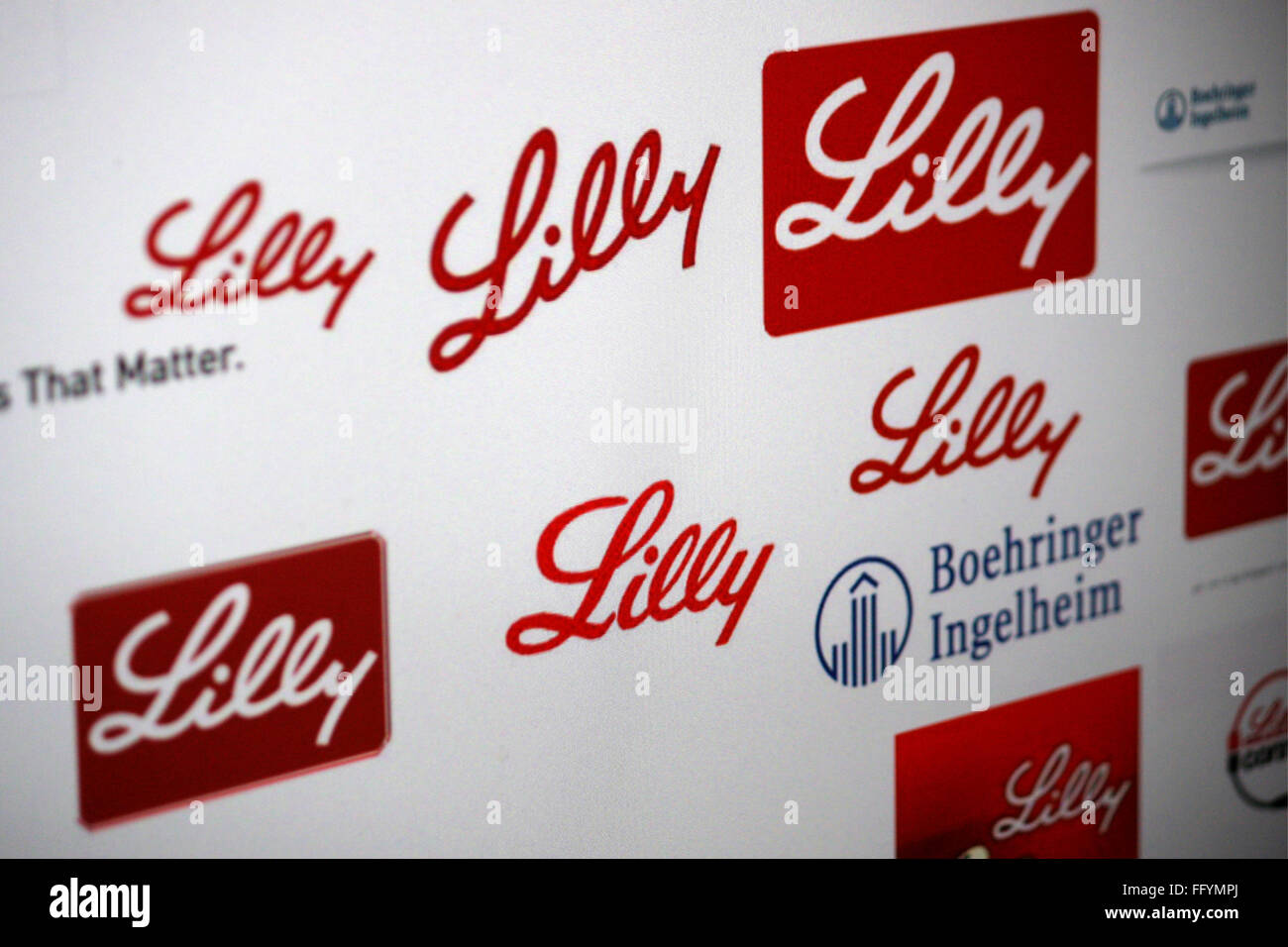 Markenname: "Lilly". Stockfoto