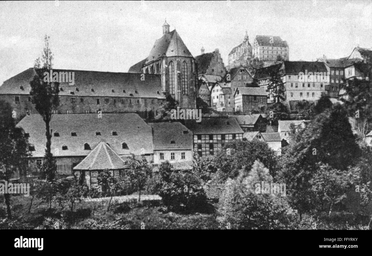 Geographie / Reisen, Deutschland, Marburg, Gebäude, Universität, Außenansicht, Auditorium des ehemaligen Dominikanerklosters, um 1900, Zusatz-Rechte-Clearences-nicht vorhanden Stockfoto