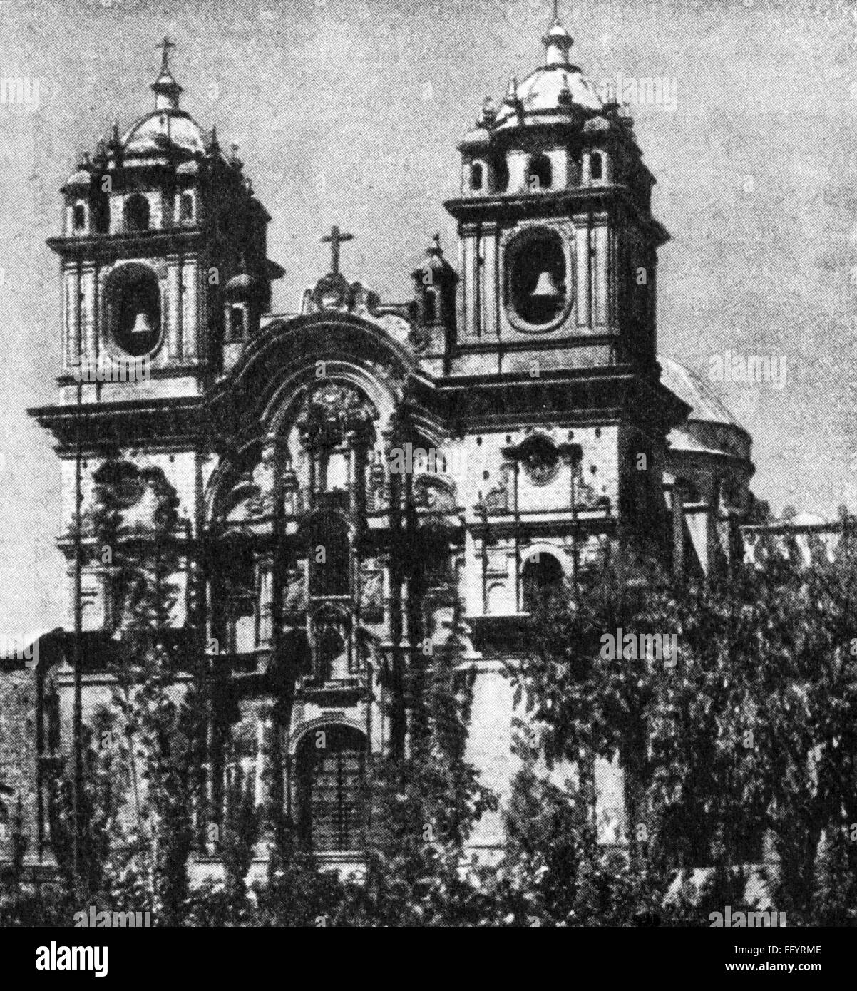 Geographie / Reisen, Peru, Cuzco, Gebäude, Universität, Außenansicht, um 1900, Additional-Rights-Clearences-not available Stockfoto