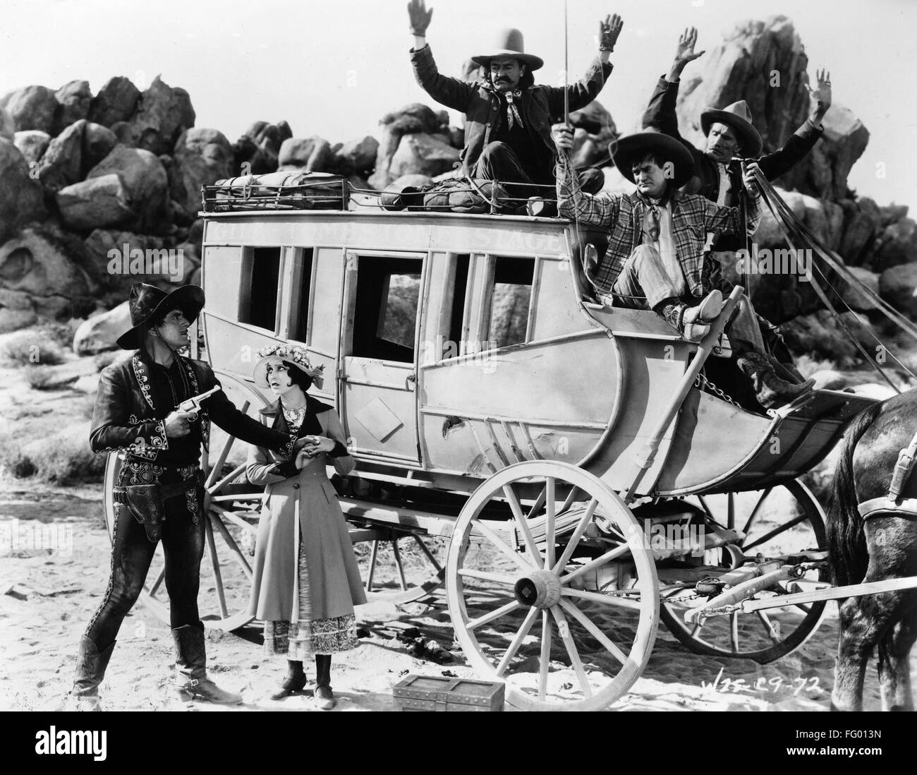 FILM: IM ALTEN ARIZONA. /nStill aus dem westlichen Film, "In alten Arizona" 1929. Stockfoto