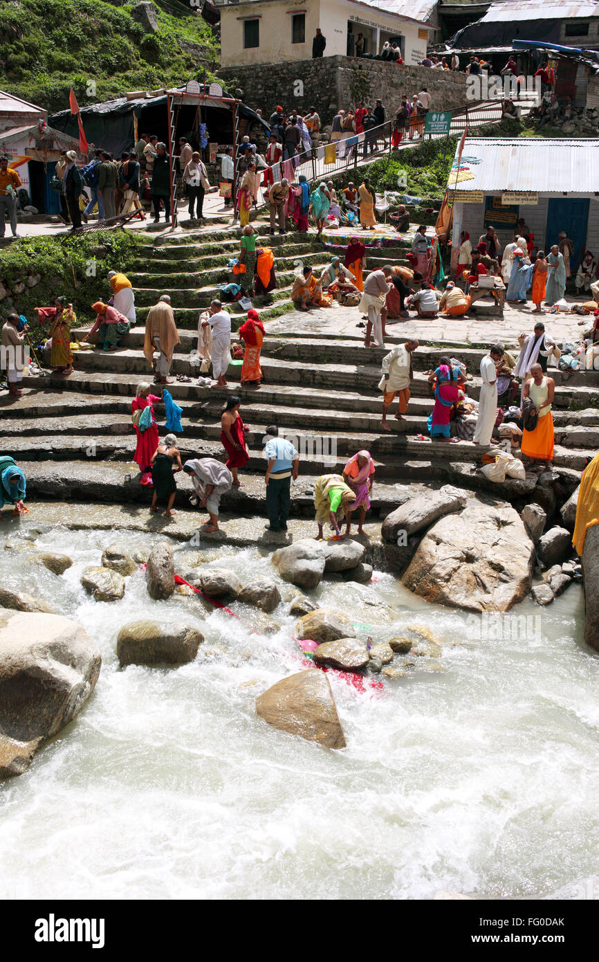 Kedarnath Tempel Uttarakhand Indien Asien Stockfoto