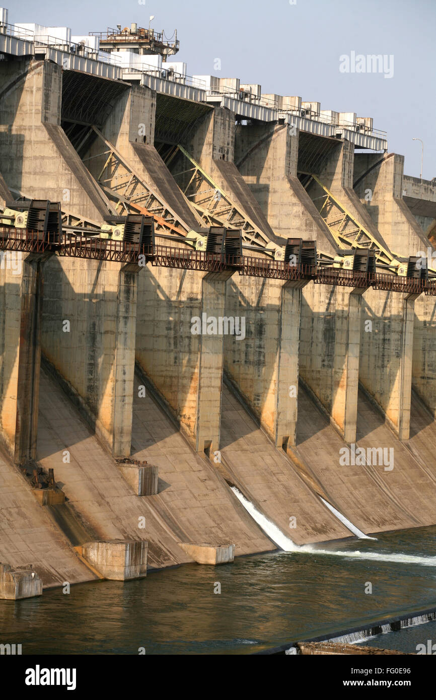 Chandil Dam Hydro electric Power project 2 x 4 MW Leistung bei Chandil, Saraikela Kharsanwa Bezirk von Jharkhand, Indien Stockfoto