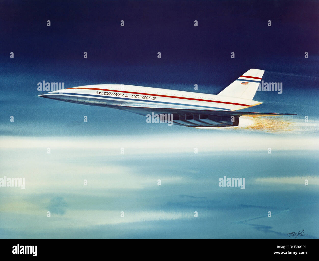 McDONNELL DOUGLAS JET. NUM McDonnell Douglas Jet Flugzeug. Undatierte