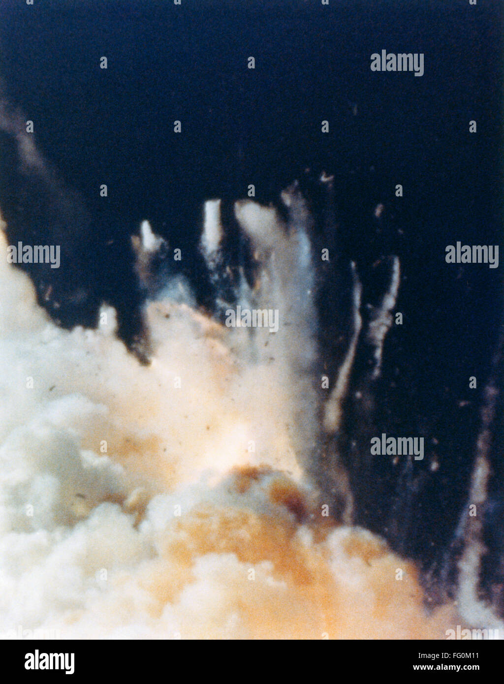 CHALLENGERKATASTROPHE, 1986. /nThe Space Shuttle Challenger Unfall am