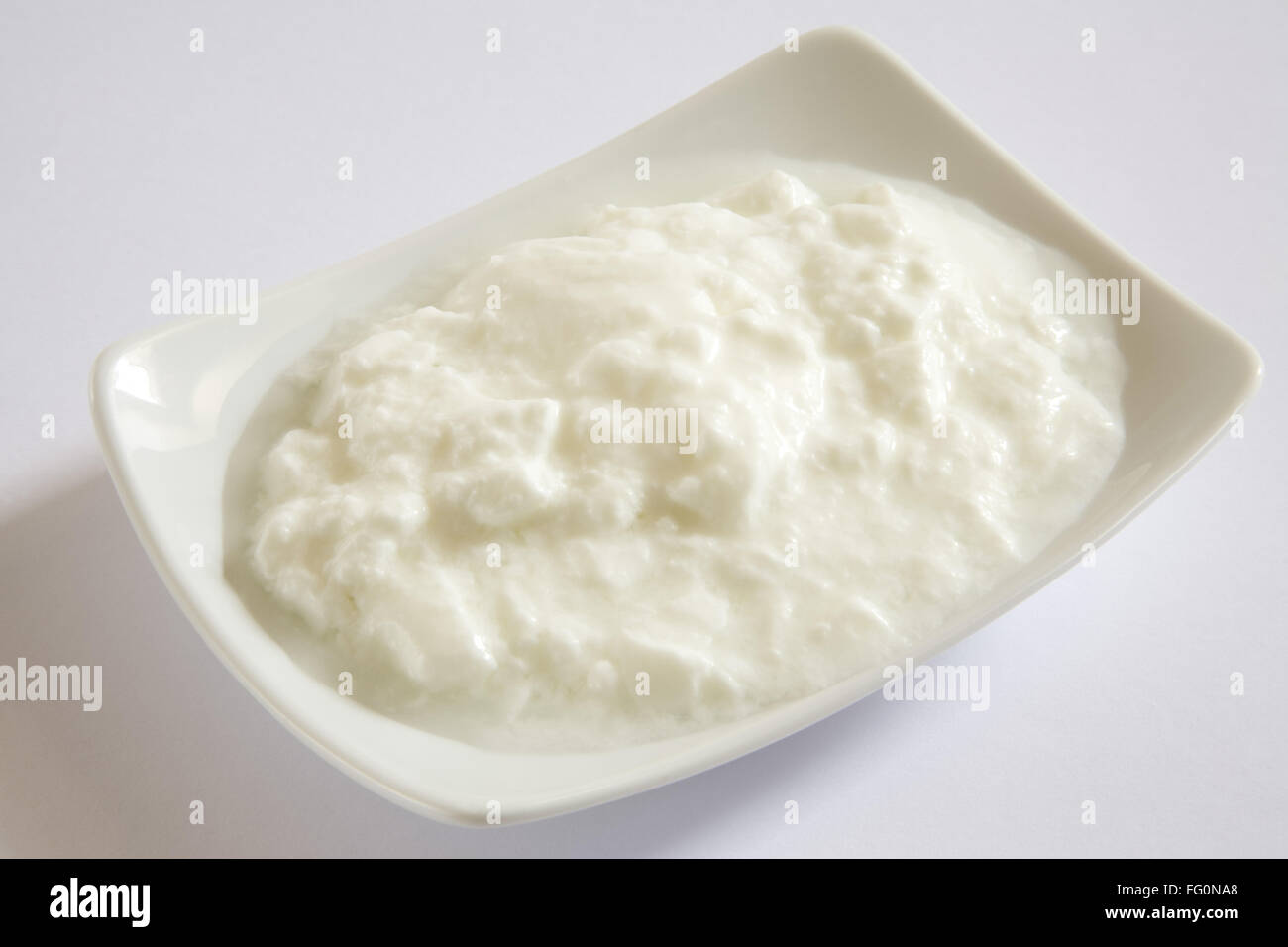 Quark Joghurt Dahi Heim- oder Molkerei Produkt Stockfoto