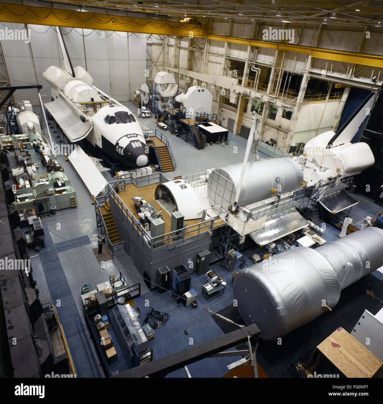 JOHNSON SPACE CENTER, 1984. /nThe Space Shuttle Mockup und Labor am