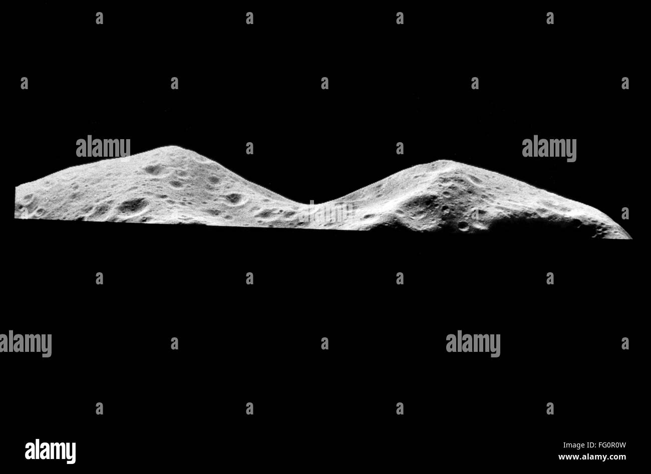 ASTEROIDEN: IDA, 1993. /nThe Glied des Asteroiden Ida. Fotografiert von der Galileo-Orbiter, 28. August 1993. Stockfoto