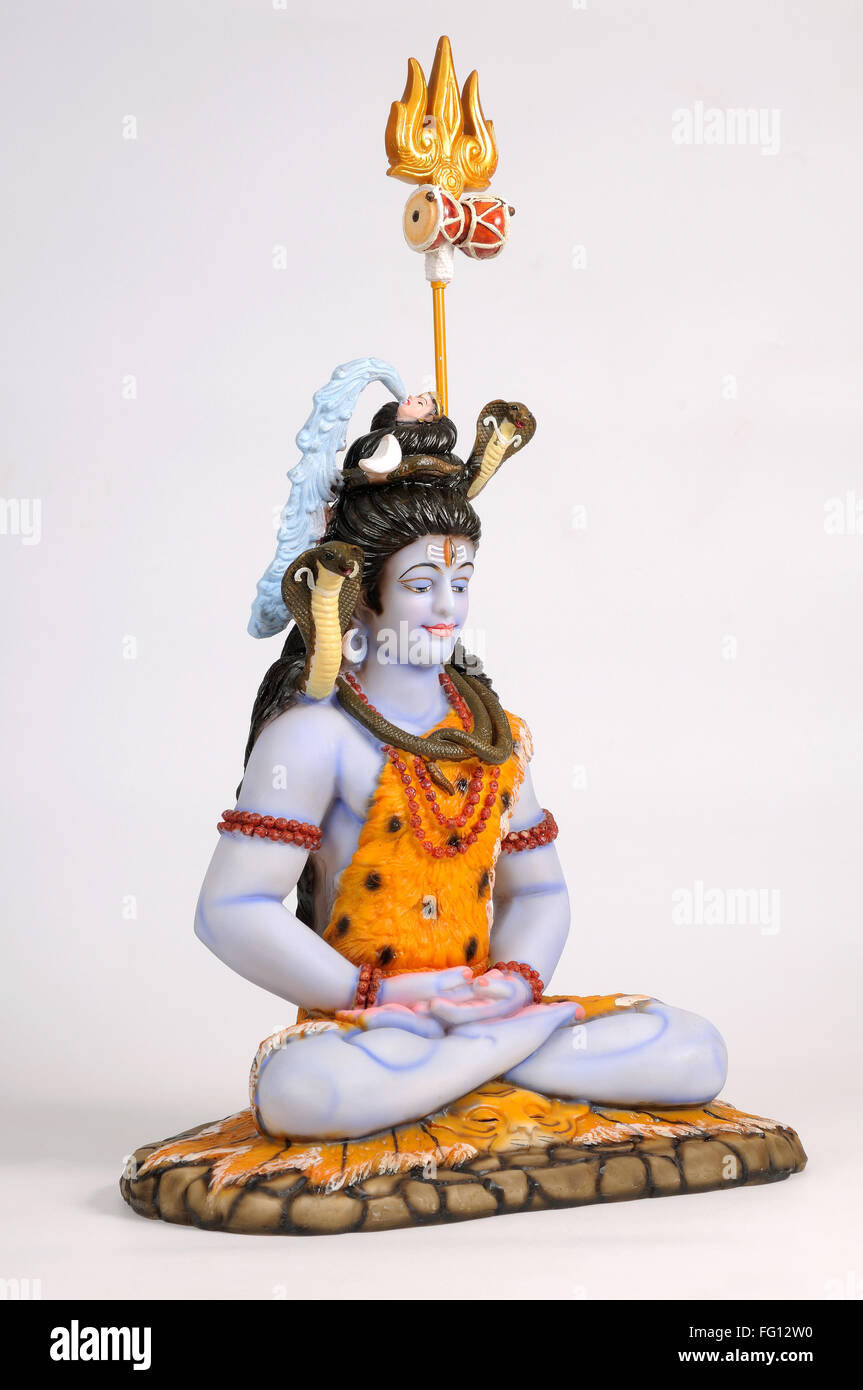 Statue von Lord Shiva; Indien Stockfoto