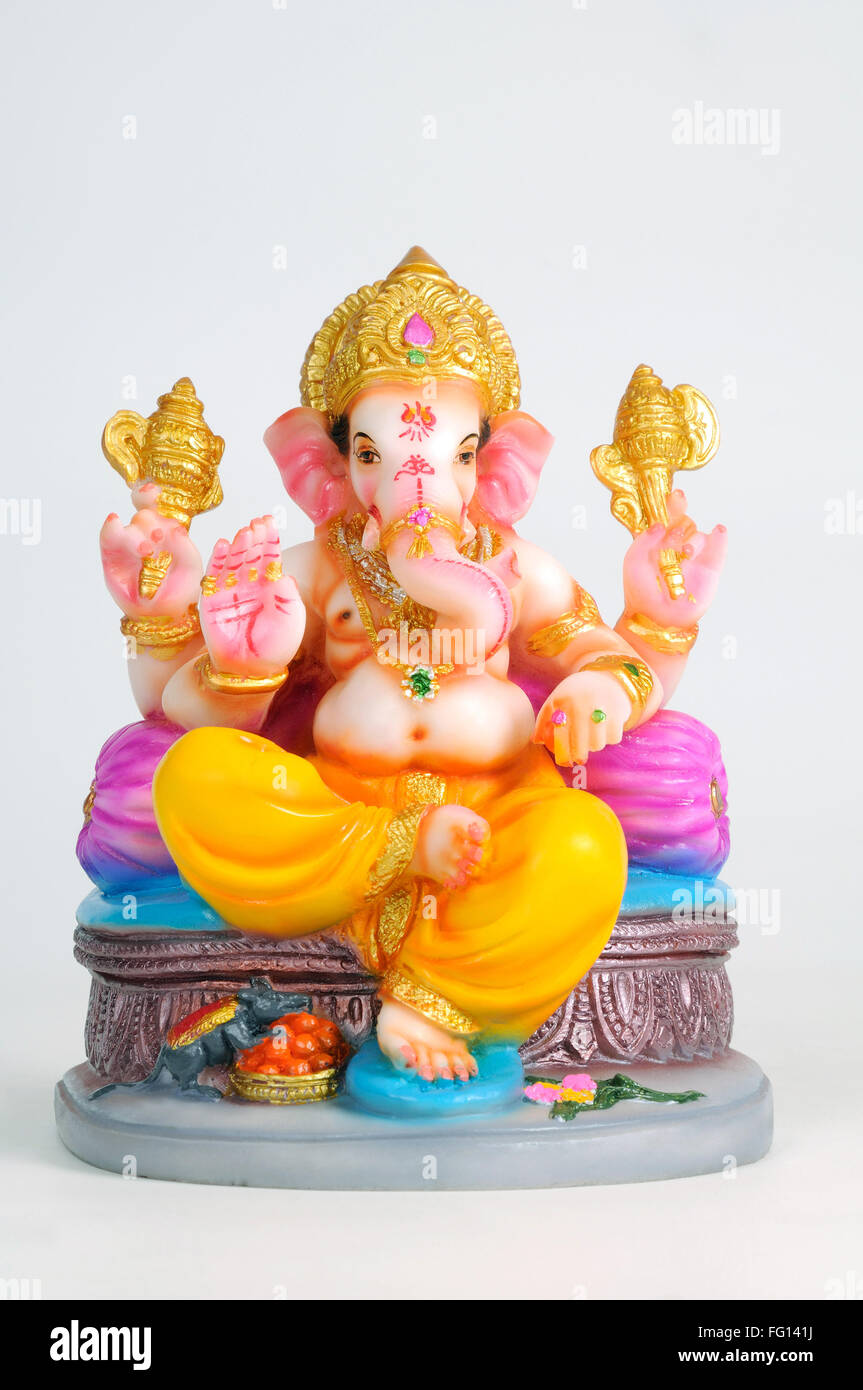 Statue von Lord Ganesh; Indien Stockfoto