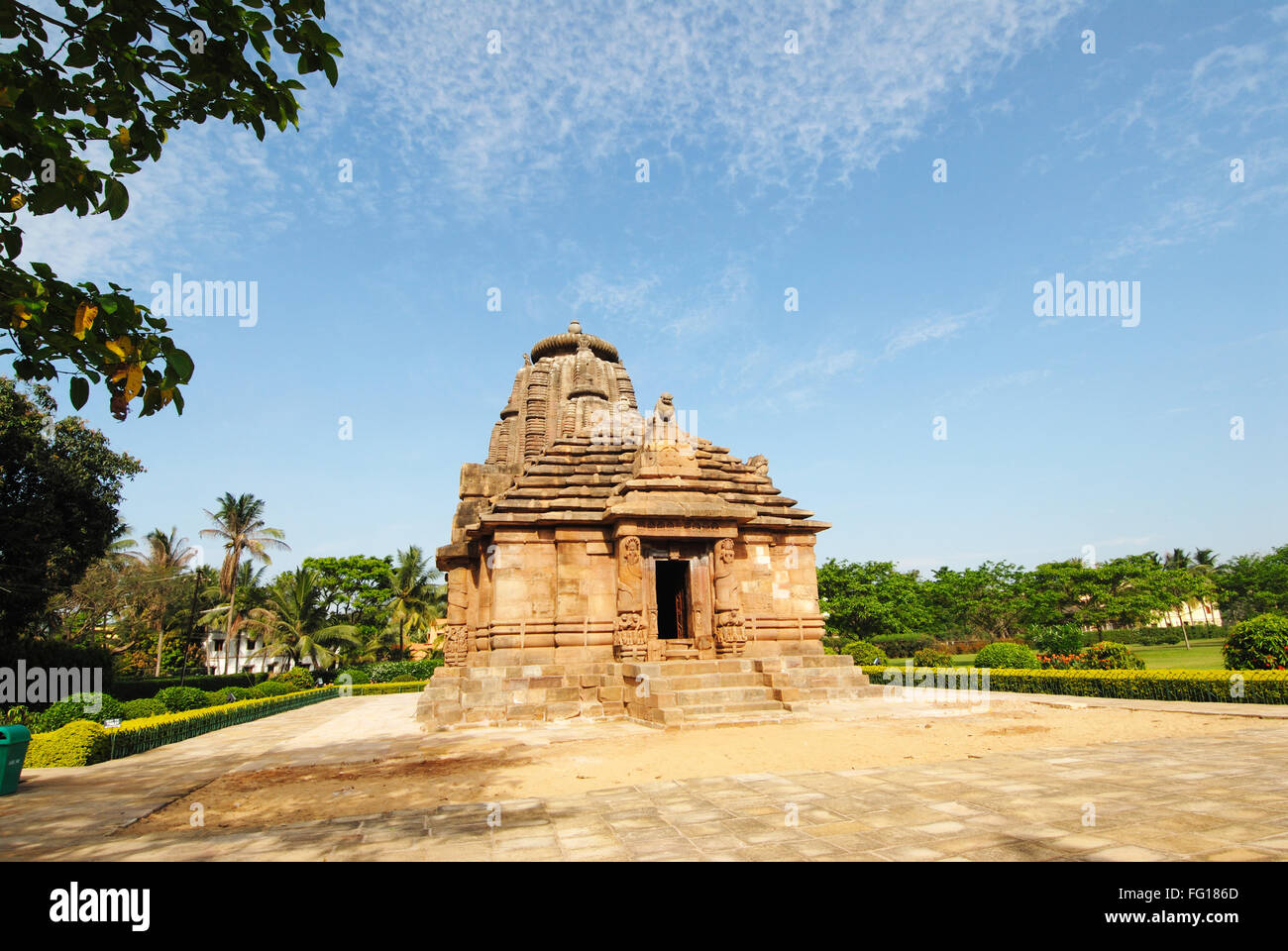 Raja Rani Tempel aus rotem gold Sandstein, Bhubaneswar, Orissa, Indien Stockfoto