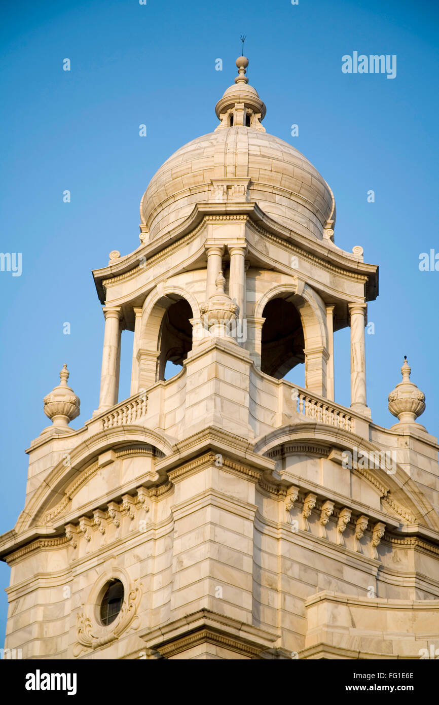 Victoria Denkmal beeindruckende Erinnerung an Britisches Raj, Calcutta jetzt Kolkata, Westbengalen, Indien Stockfoto