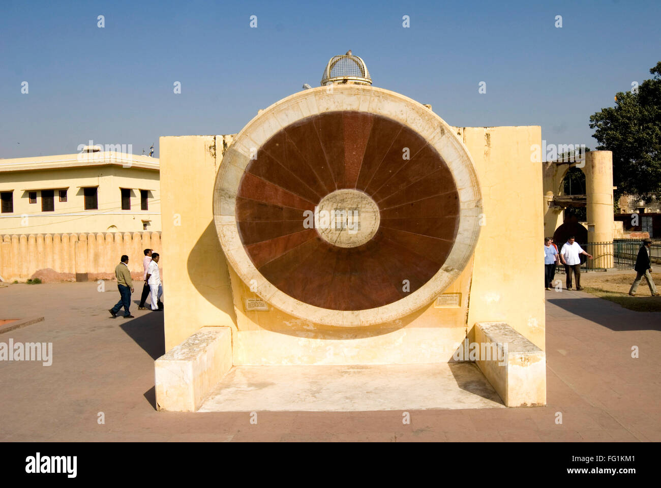 Jantar Mantar Sternwarte, Jaipur, Rajasthan, Indien Stockfoto