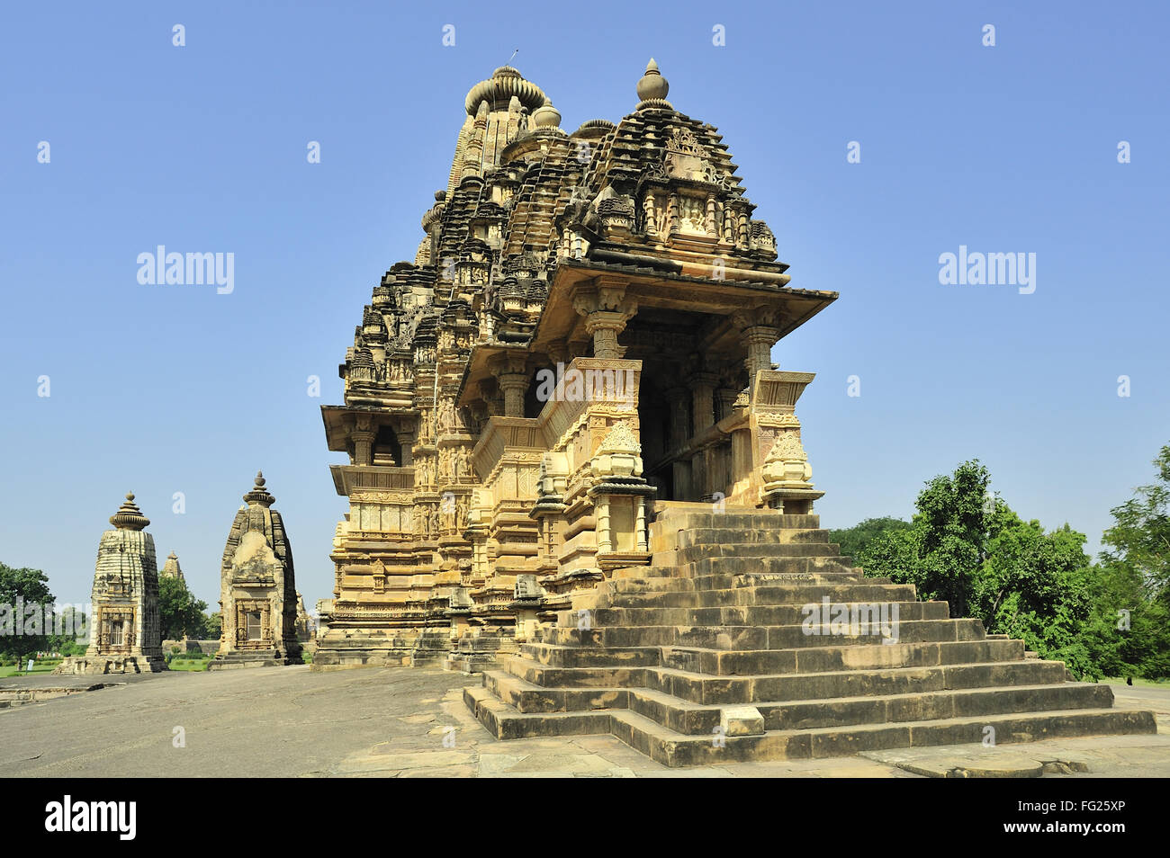 Vishvanath Tempel Khajuraho Madhya Pradesh, Indien Stockfoto