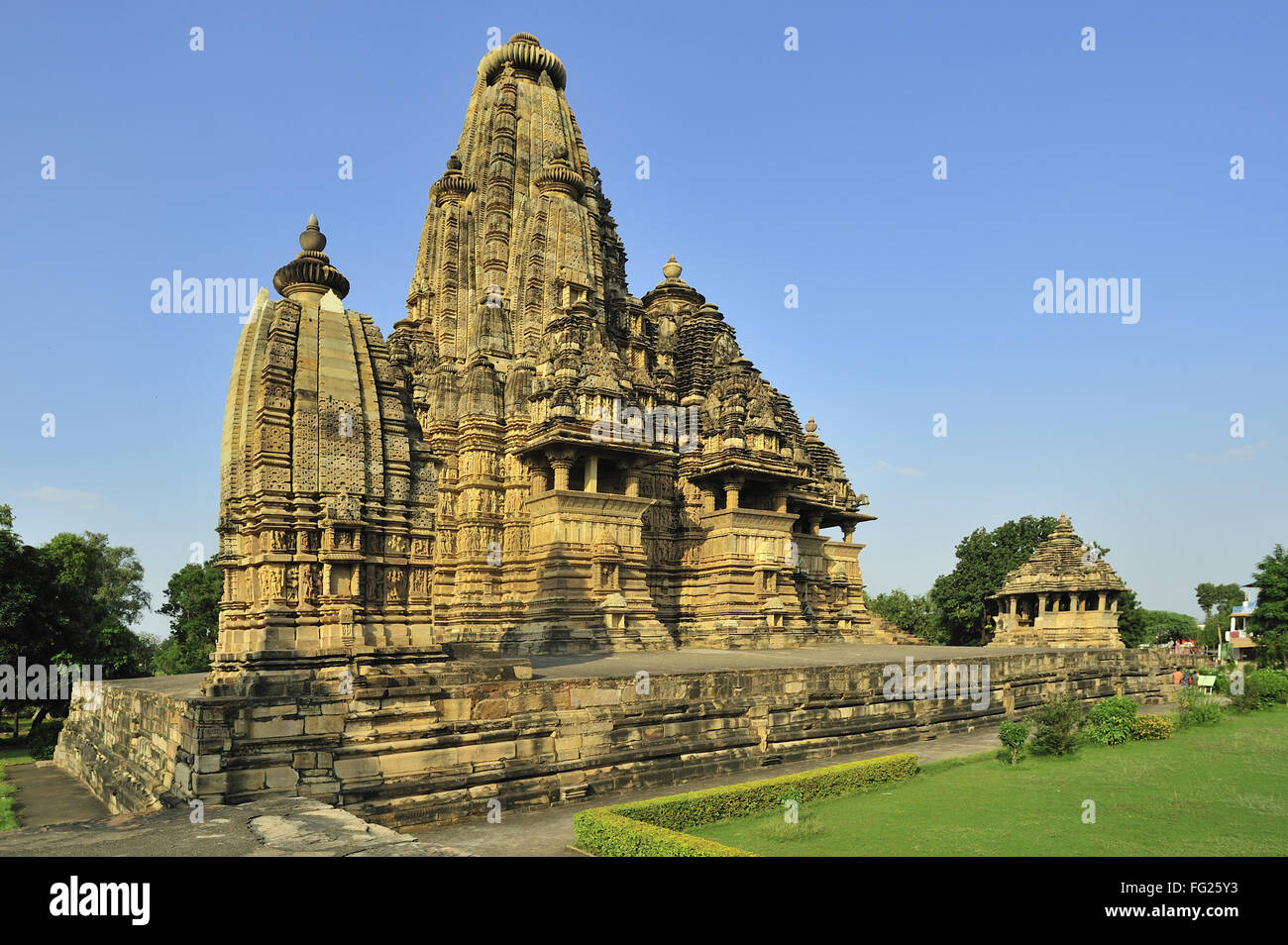 Vishvanath Tempel Khajuraho Madhya Pradesh Indien Stockfoto