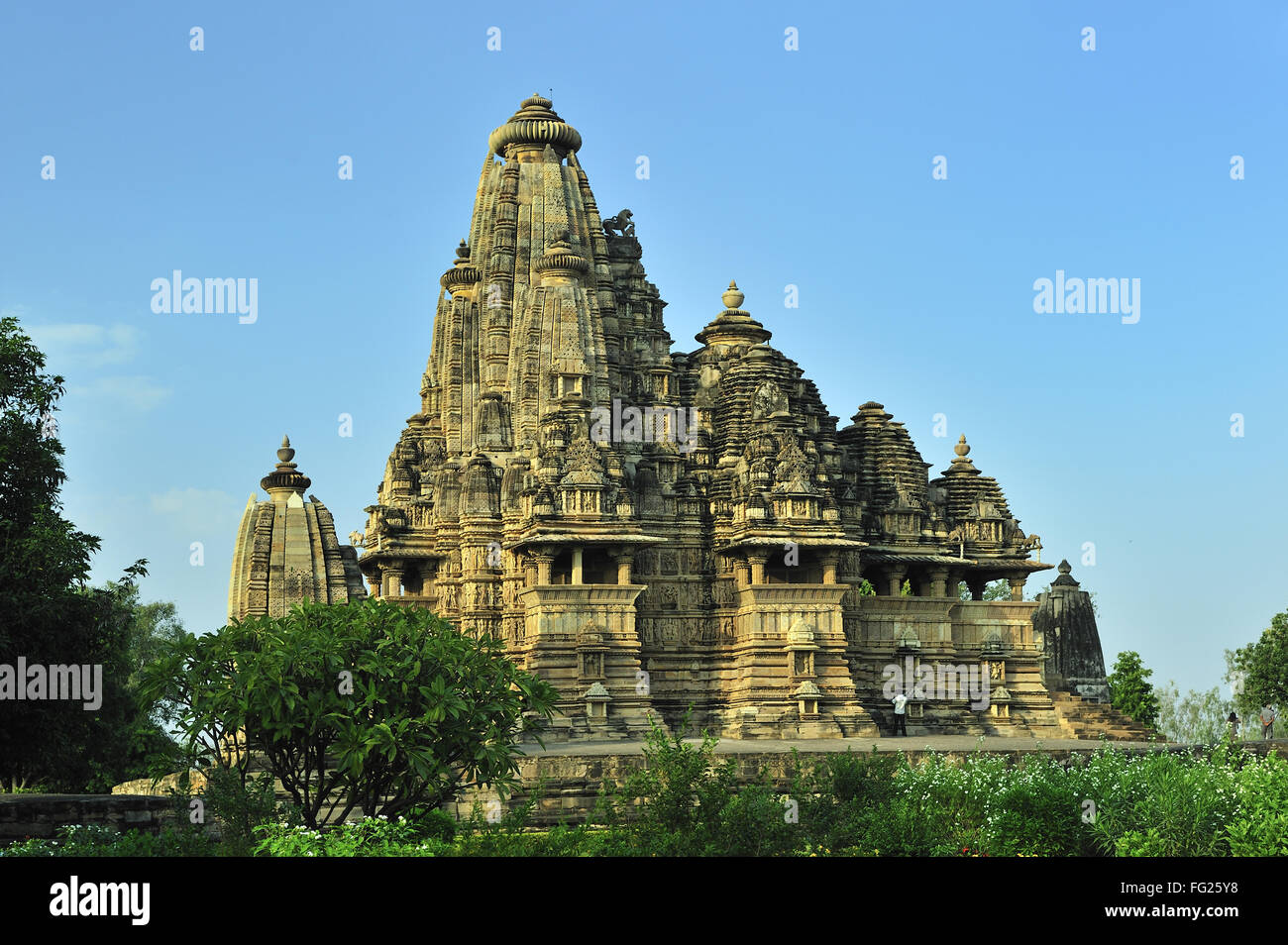 Vishvanath Tempel Khajuraho Madhya Pradesh, Indien Stockfoto
