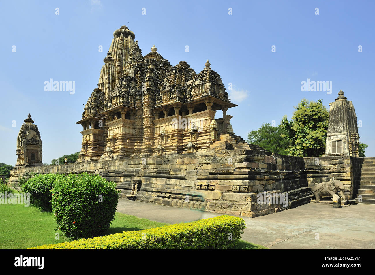 Vishvanath Tempel Khajuraho Madhya Pradesh, Indien Stockfoto