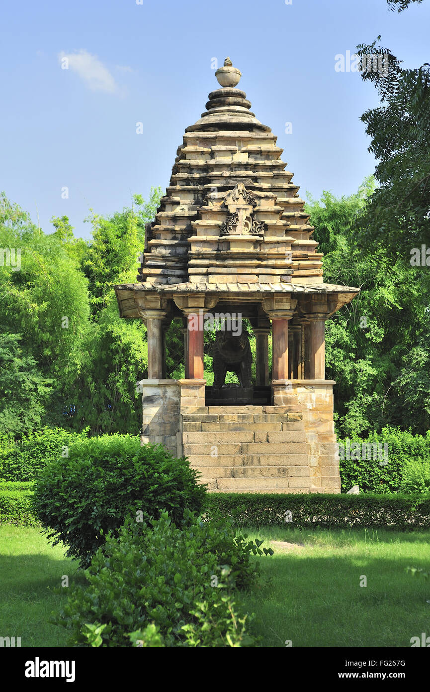 Khajuraho Varaha Tempel Madhya Pradesh, Indien Stockfoto