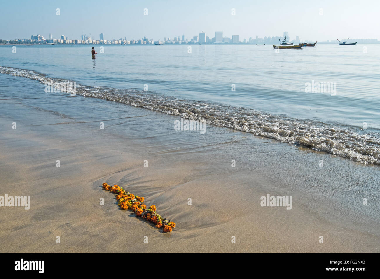 Chowpatty Beach, Mumbai, Indien Stockfoto