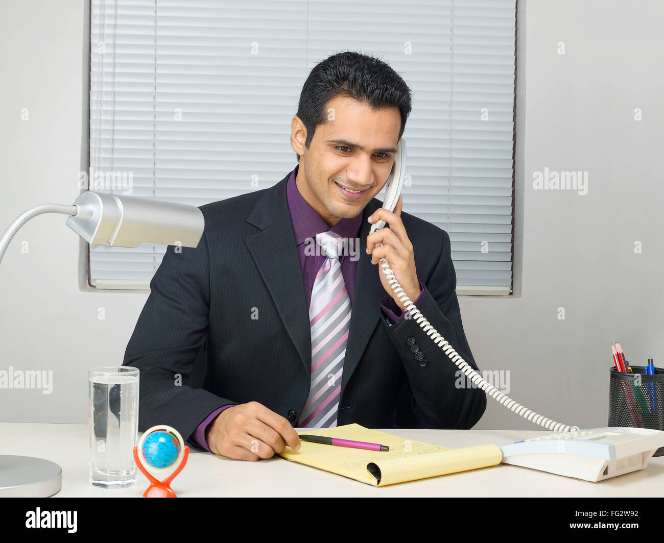 Exekutive am Telefon Herr #779 K Stockfoto