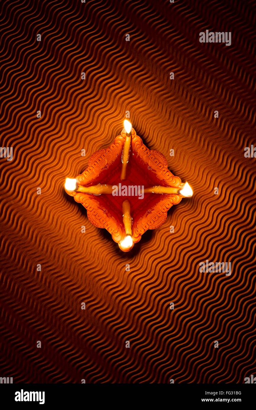 Ein Diya Diwali-fest Stockfoto