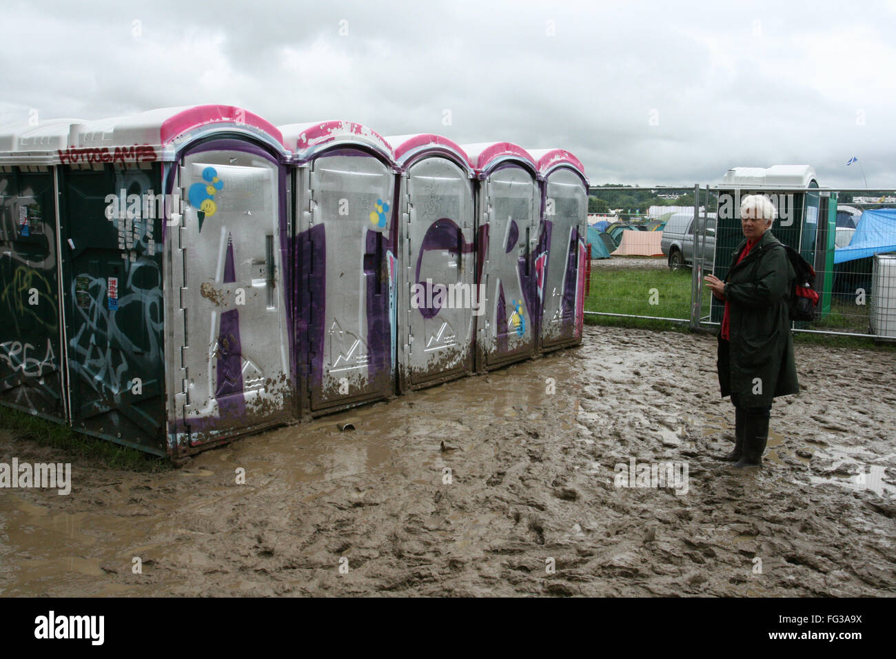 Glastonbury festival toilets Fotos und Bildmaterial in hoher Auflösung Alamy