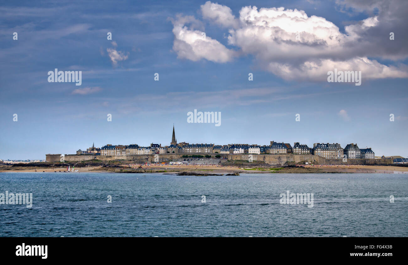 St Malo, Bretagne Frankreich. Stockfoto