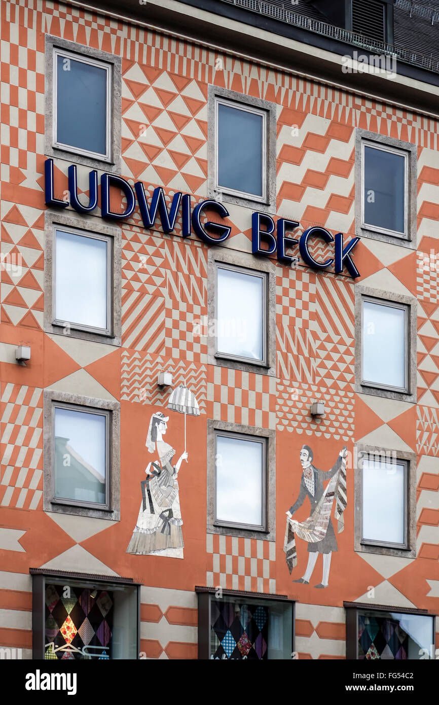 Kaufhaus Ludwig Beck In Munchen Stockfotografie Alamy