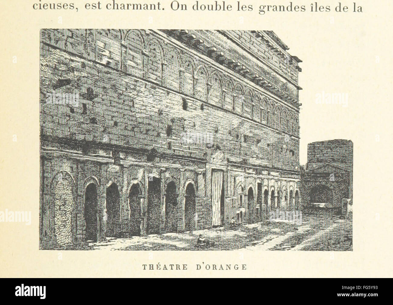 49 von "Les Fleuves de France. Le Rhône... Ouvrage Orné de 168 Dessins par A. Chapon " Stockfoto