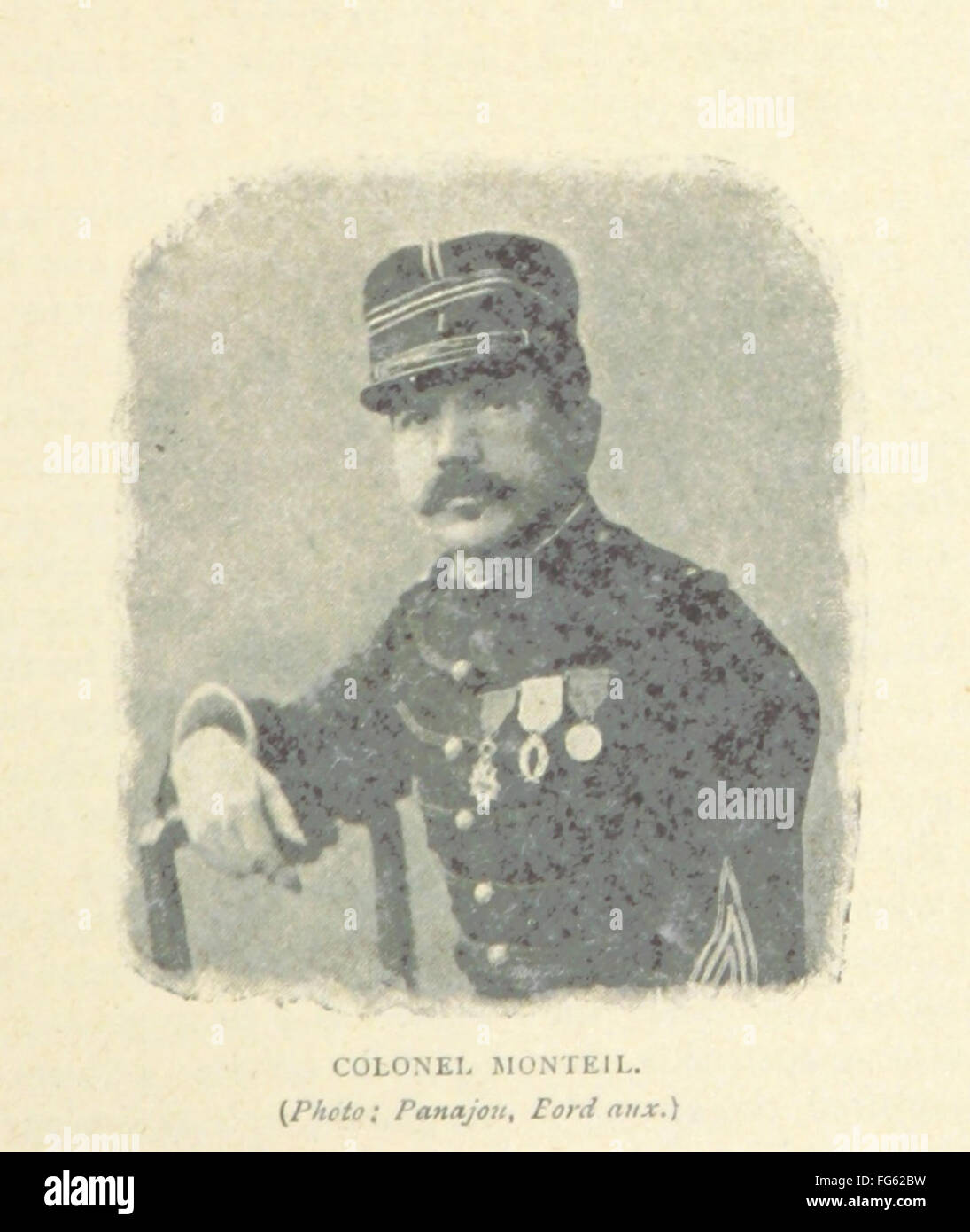 Die Kriege der 90er Jahre geben einen Überblick über die großen Konflikte, die sich im letzten Jahrzehnt des 19. Jahrhunderts ereigneten, sowie Illustrationen, die die historischen Ereignisse zum Leben erwecken. Stockfoto