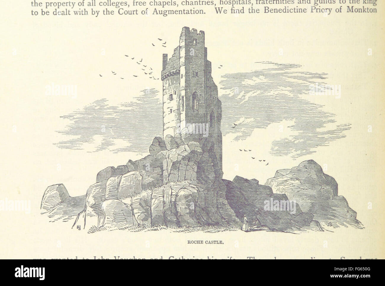 10 der "ließ sich die Geschichte von Little England über Wales und der Non-Kymric-Kolonie in Pembrokeshire" Stockfoto