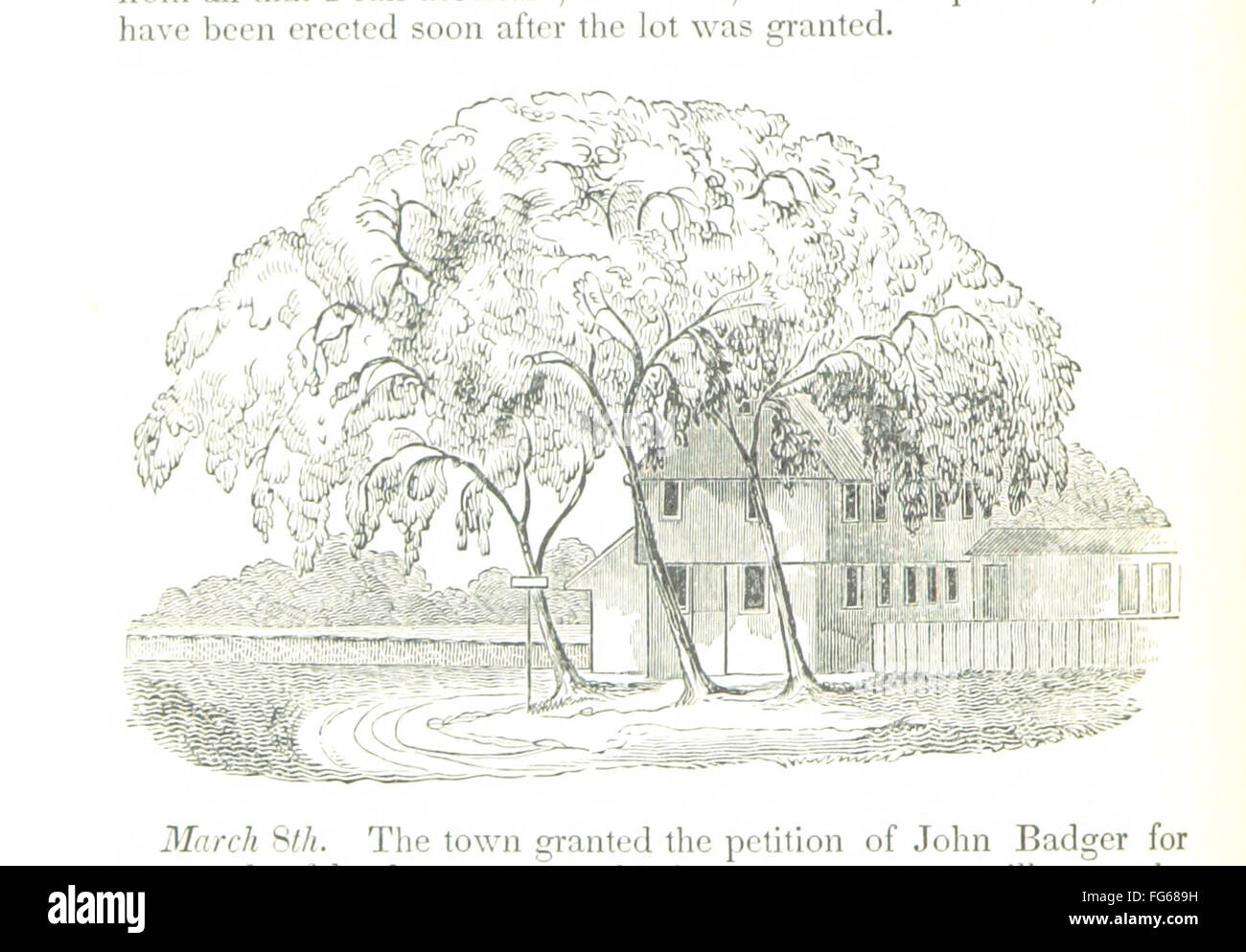 44 "Einer Skizze der Geschichte der Newbury, Newburyport und West Newbury, von 1635 bis 1845" Stockfoto