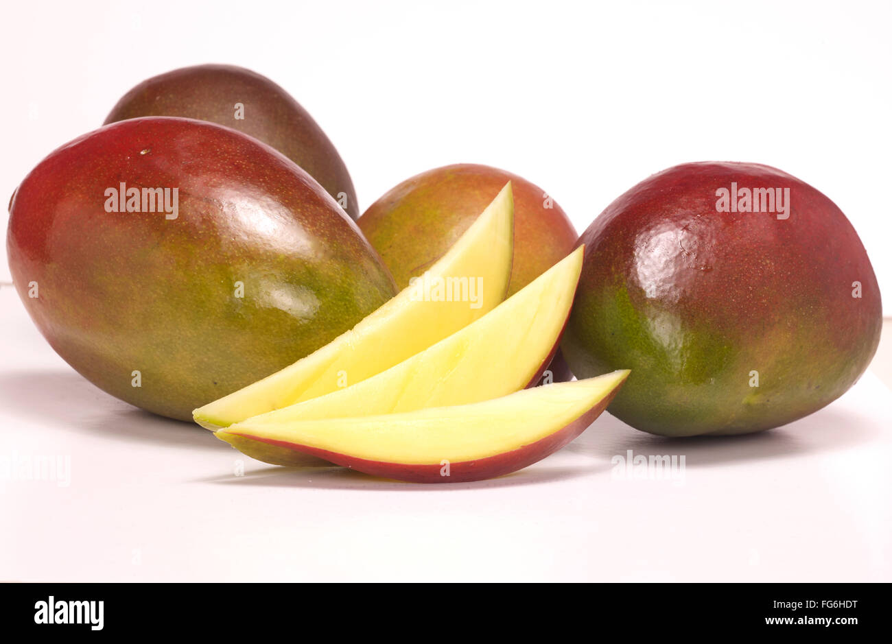 Mango Scheiben Stockfoto