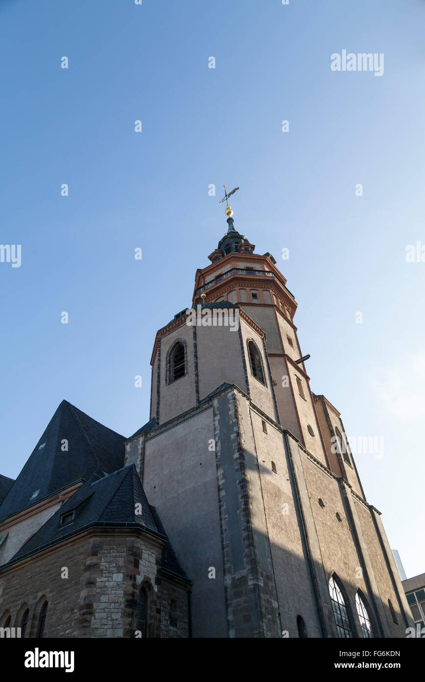 Nikolaikirche in Leipzig Deutschland Stockfoto