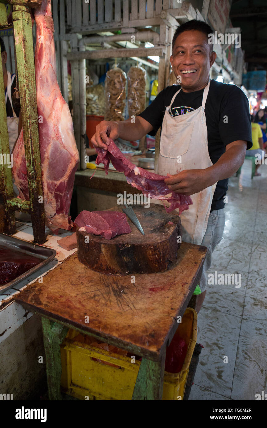 CO2-Markt befindet sich im Zentrum von Cebu City, Philippinen Stockfoto