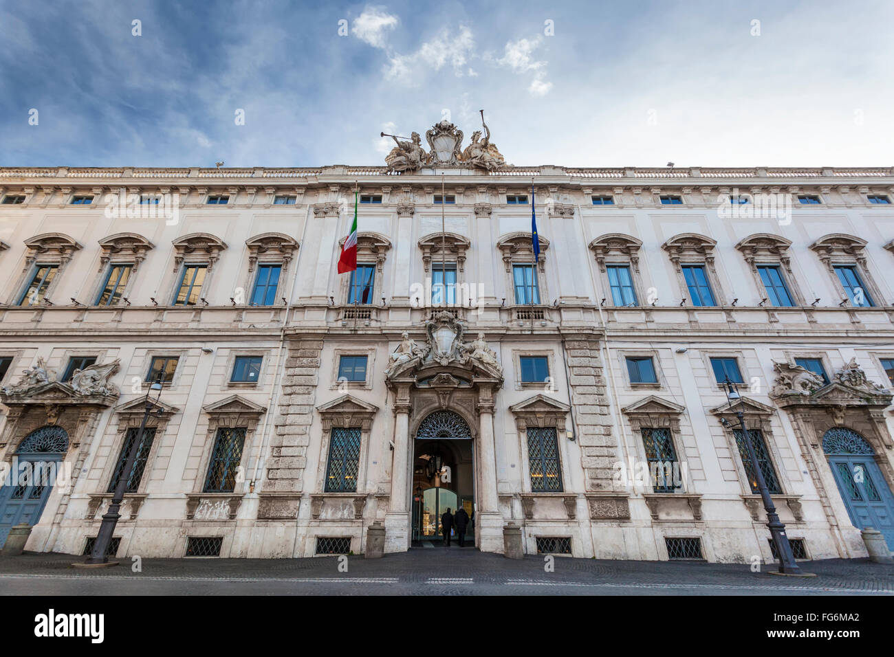 Quirinalspalast, der Präsident nach Hause; Rom, Italien Stockfoto