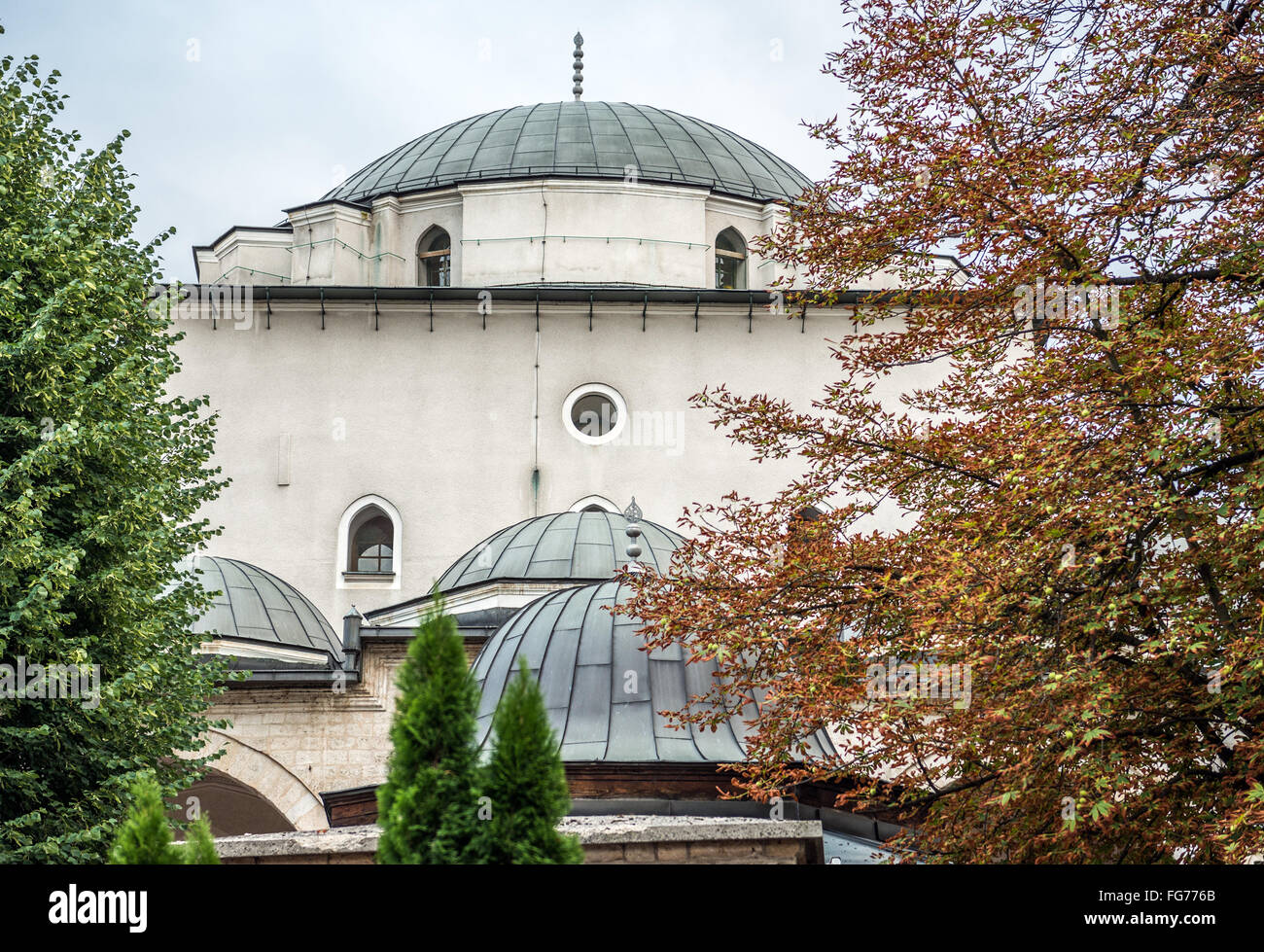 Gazi Husrev-beg-Moschee in alte Stadt von Sarajevo, die größte historische Moschee in Bosnien und Herzegowina Stockfoto