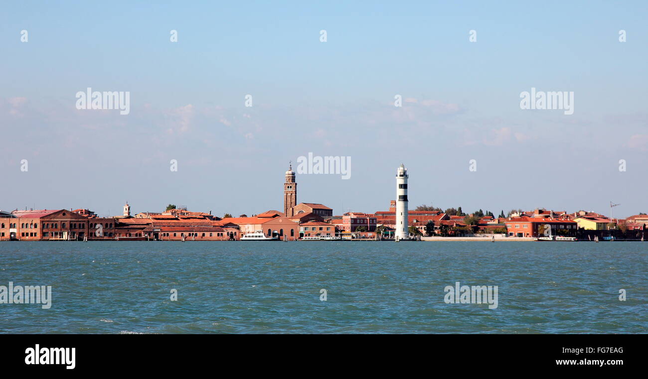 Geographie/Reisen, Italien, Venetien, Venedig, Lagune, Blick auf die Insel Murano, Additional-Rights - Clearance-Info - Not-Available Stockfoto