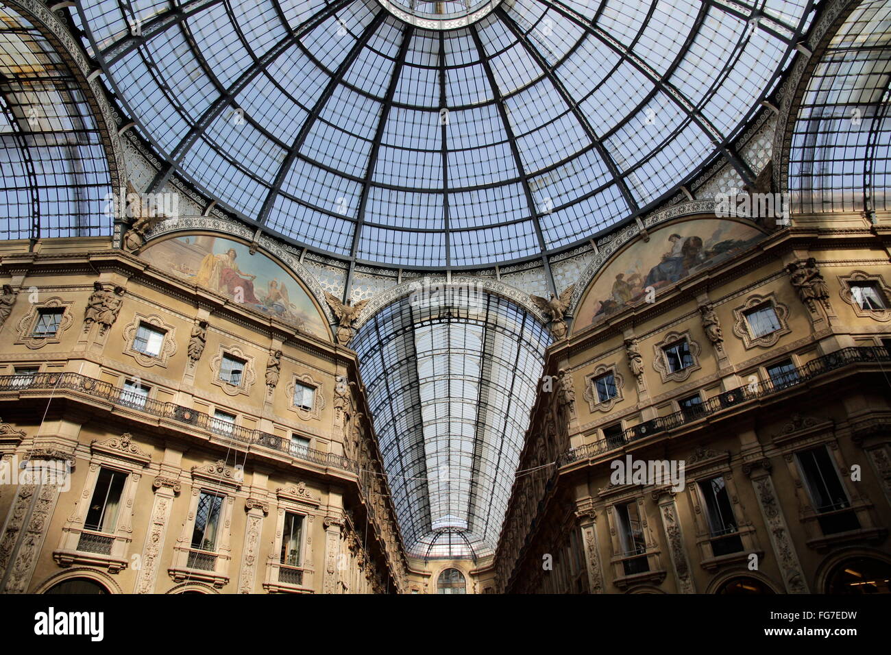 Geographie/Reisen, Italien, Lombardei, Mailand, Galleria Vittorio Emanuele II, Additional-Rights - Clearance-Info - Not-Available Stockfoto