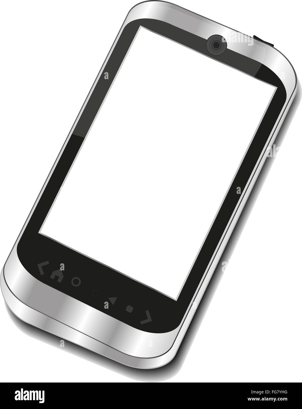 Abstrakte Touchscreen Smartphone Stockfoto