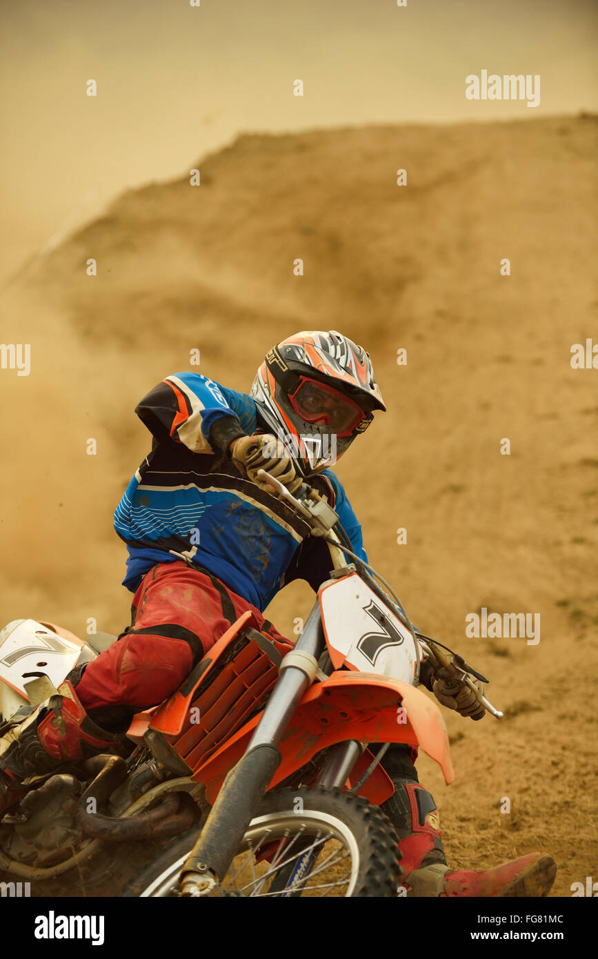 Motocross-bike Stockfoto