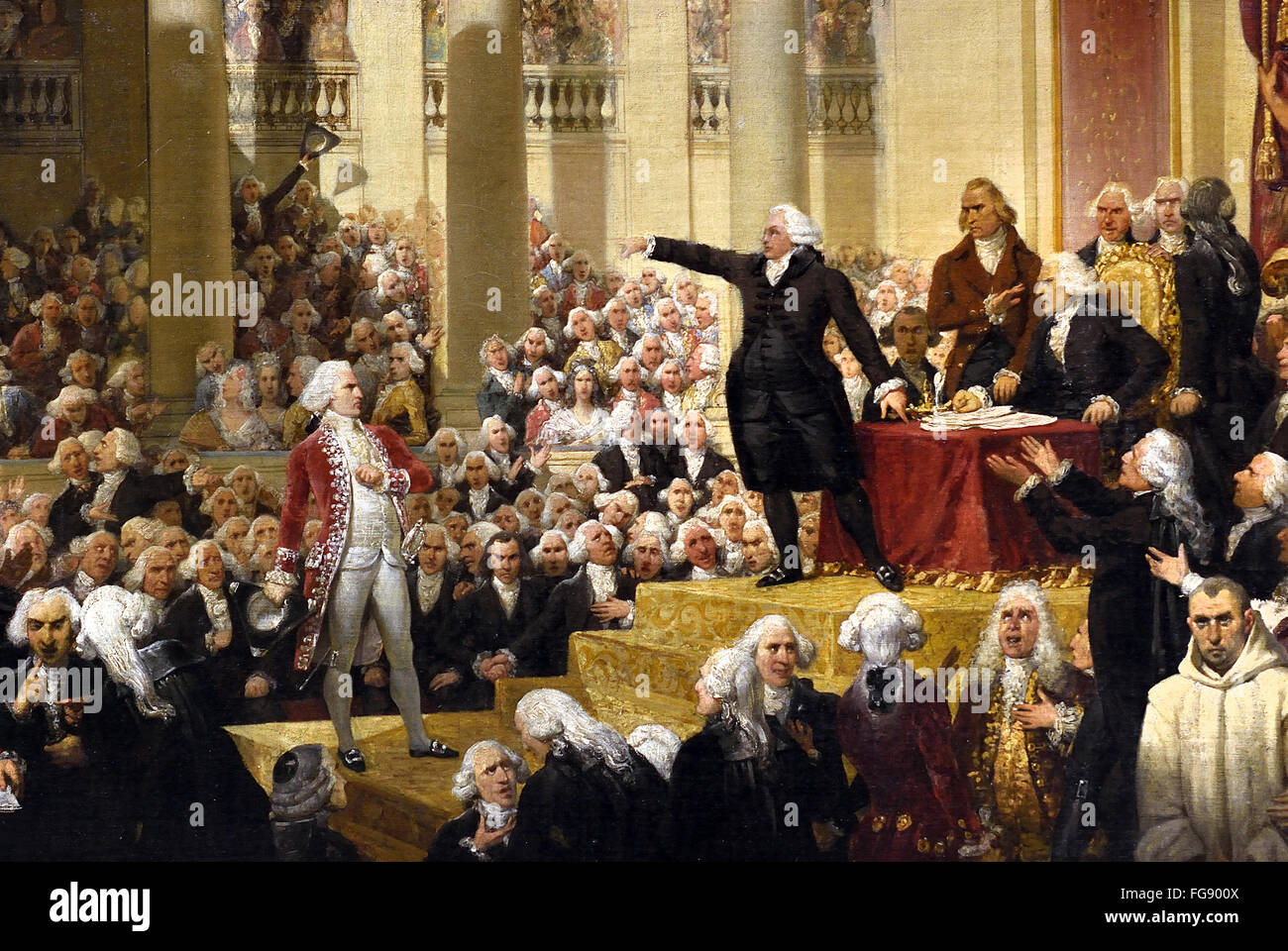 23. Juni 1789 Mirabeau vor Dreux Breze Joseph-Désiré Gericht 1797-1865 Frankreich Französisch Stockfoto