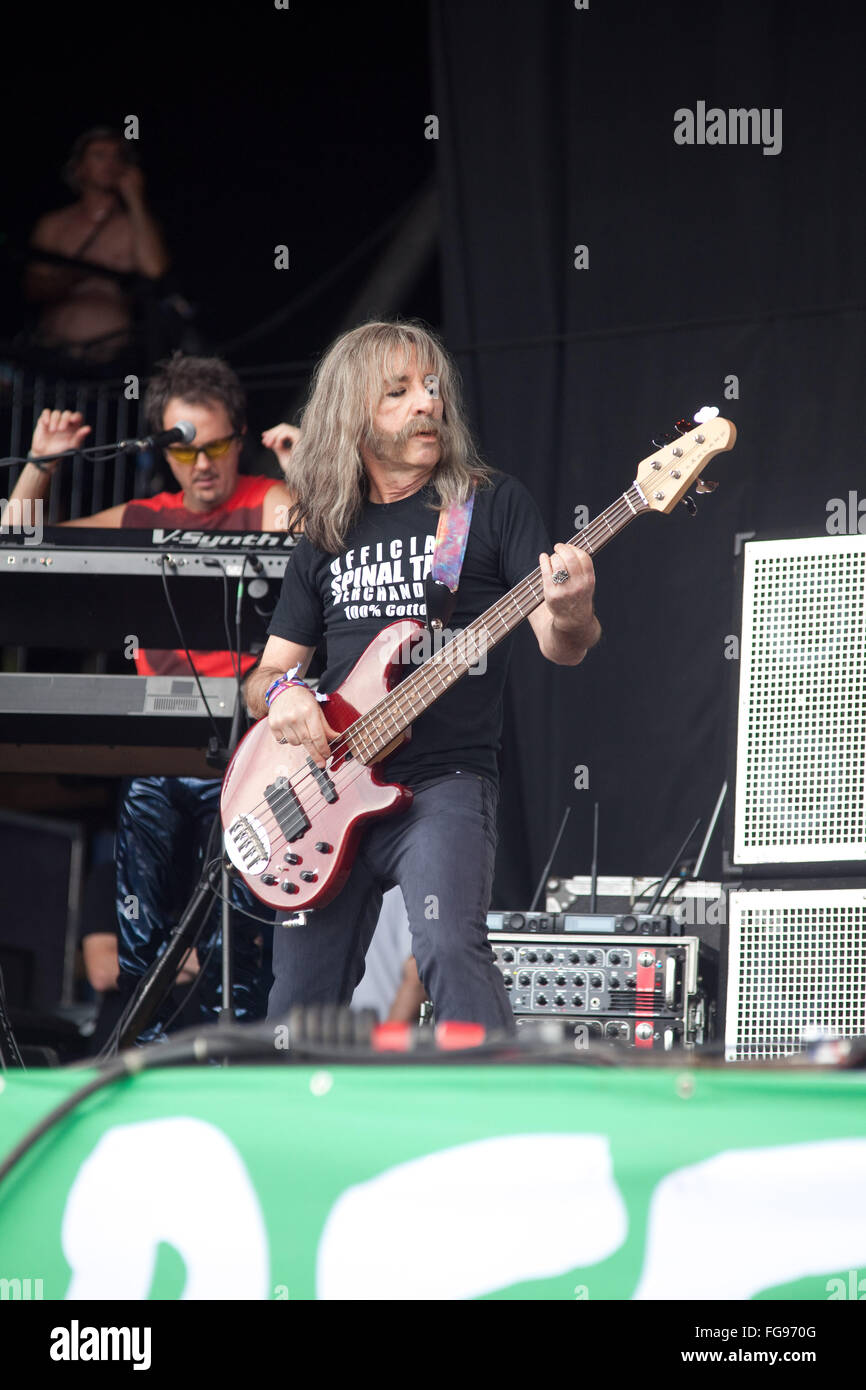 Spinal Tap auf die Pyramide Bühne, Glastonbury Festival 2009, Somerset, England, Vereinigtes Königreich. Stockfoto