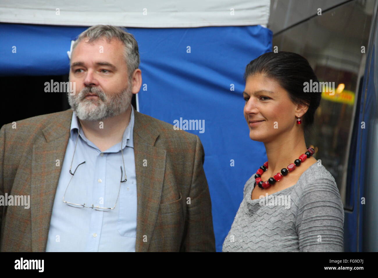 Sahra Wagenknecht aus der Partei "Die Linke" in Bonn, Deutschland Stockfoto